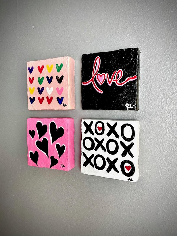 Cute Valentine’s Canvases - CelluClay